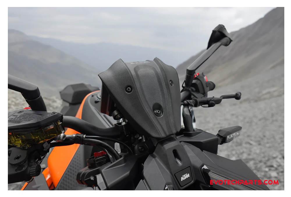 KTM 990 Duke fly screen from Evotech Performance
